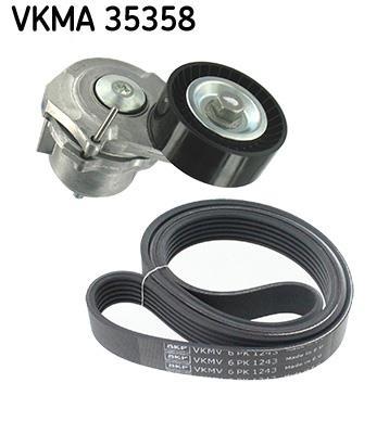 Kit de courroie d'accessoire (Courroie d’alternateur) SKF ref. VKMA 35358